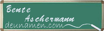 Bente Aschermann Visitenkarte